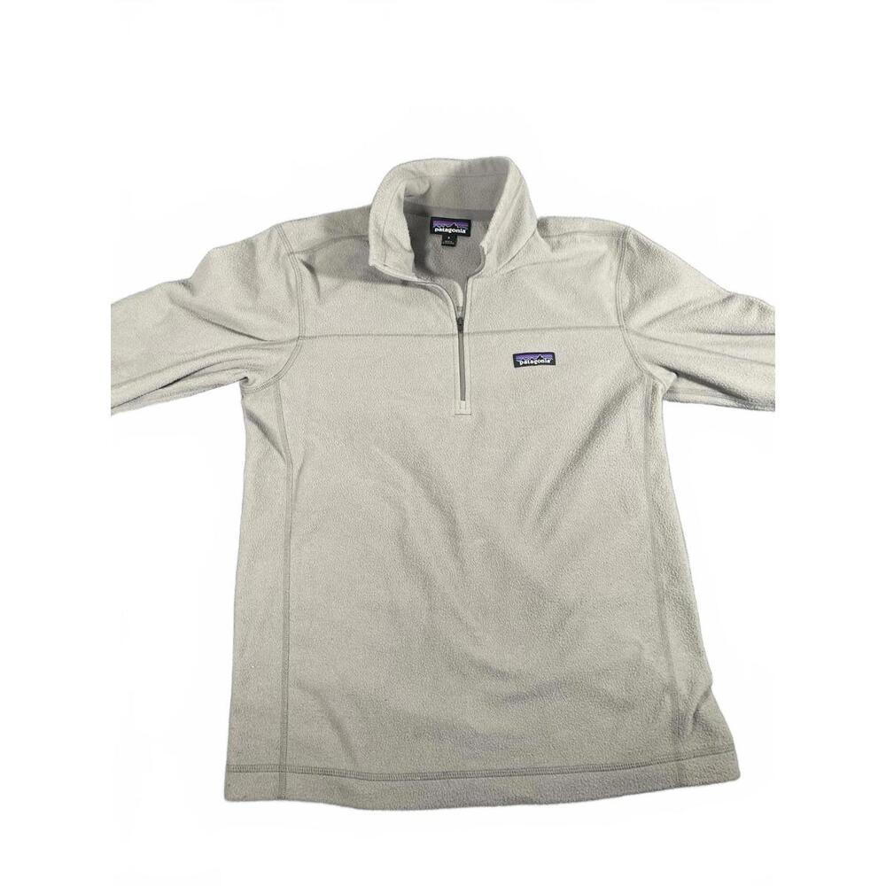 Patagonia Micro Fleece Women’s Small 1/4 ZIP Gray Pullover